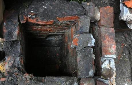Archeologists found this cistern that may have been built by Ebenezer Clough, who helped build Old North Church.
